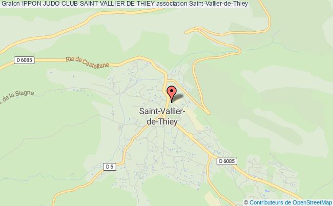 plan association Ippon Judo Club Saint Vallier De Thiey Saint-Vallier-de-Thiey