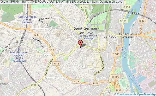 plan association Ipram - Initiative Pour L'artisanat Minier Saint-Germain-en-Laye