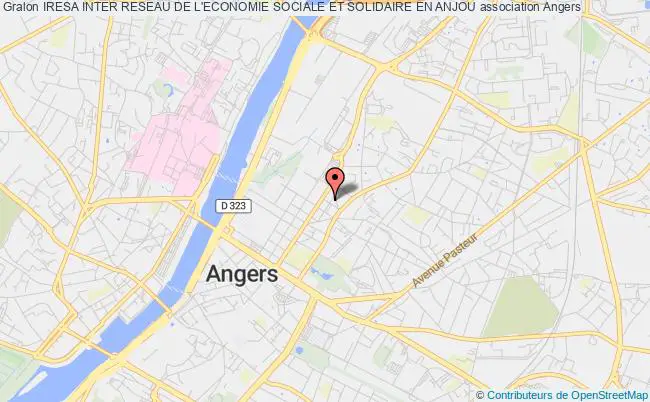 plan association Iresa Inter Reseau De L'economie Sociale Et Solidaire En Anjou Angers