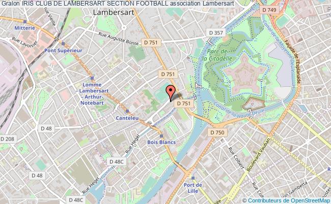 plan association Iris Club De Lambersart Section Football Lambersart