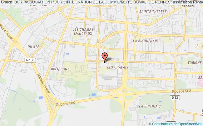 plan association Iscr (association Pour L'integration De La Communaute Somali De Rennes" Rennes