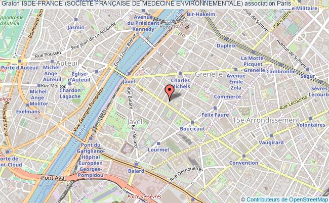 plan association Isde-france (societe FranÇaise De Medecine Environnementale) Paris