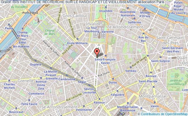 plan association Isis Institut De Recherche Sur Le Handicap Et Le Vieillissement Paris