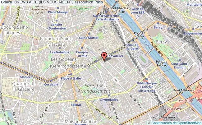 plan association Isnews Aide (ils Vous Aident) Paris