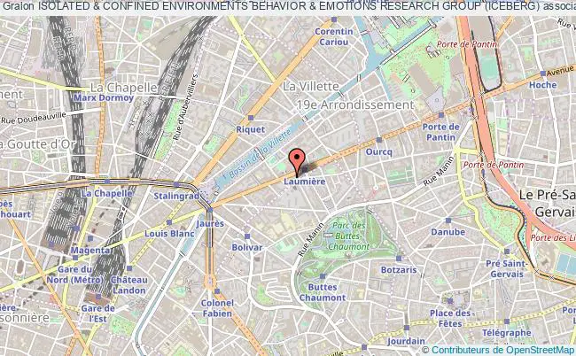 plan association Isolated & Confined Environments Behavior & Emotions Research Group (iceberg) Paris