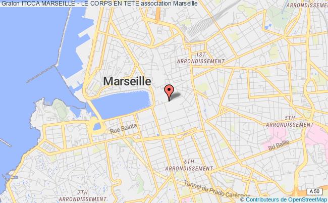 plan association Itcca Marseille - Le Corps En Tete Marseille 1