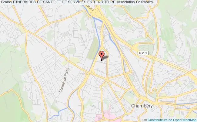 plan association Itineraires De Sante Et De Services En Territoire Chambéry