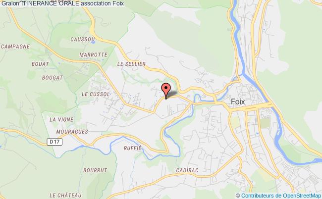 plan association Itinerance Orale Foix