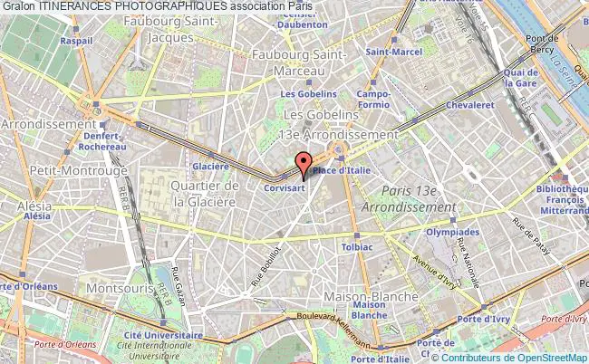 plan association Itinerances Photographiques Paris