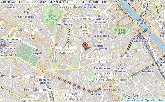 plan association Iwa France - Association Winnicott France Paris