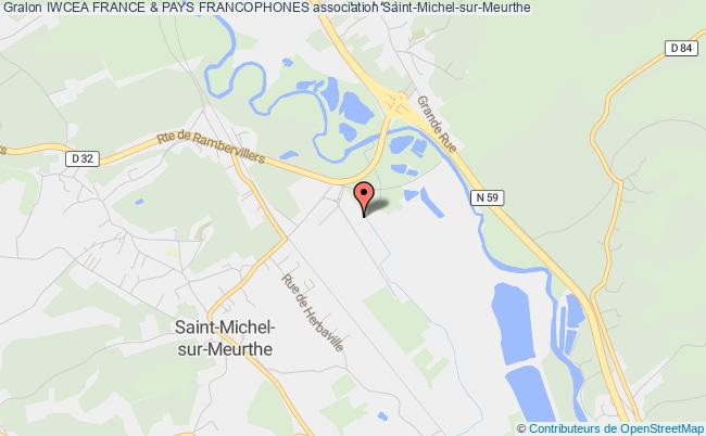 plan association Iwcea France & Pays Francophones Saint-Michel-sur-Meurthe