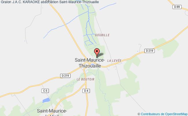 plan association J.a.c. Karaoke Saint-Maurice-Thizouaille