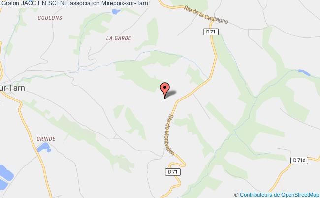 plan association Jacc En ScÈne Mirepoix-sur-Tarn
