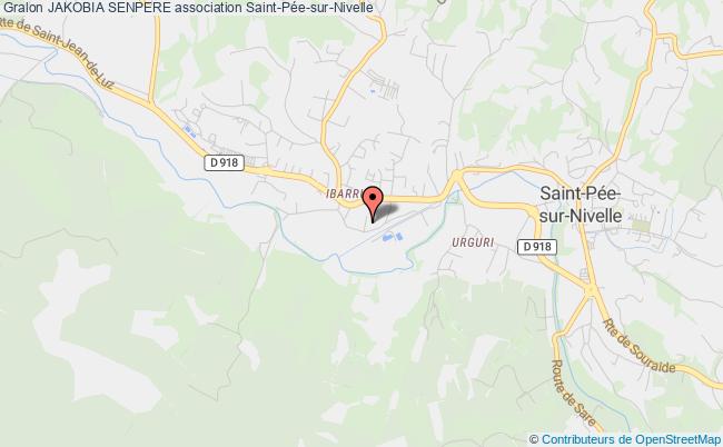 plan association Jakobia Senpere Saint-Pée-sur-Nivelle