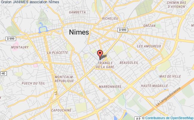 plan association Janimes Nîmes