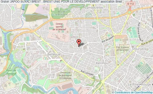 plan association Japoo Suxali Brest ; Brest Unie Pour Le Developpement Brest