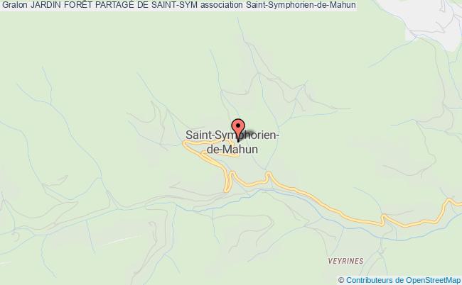 plan association Jardin ForÊt PartagÉ De Saint-sym Saint-Symphorien-de-Mahun
