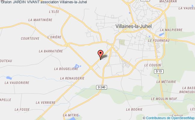 plan association Jardin Vivant Villaines-la-Juhel