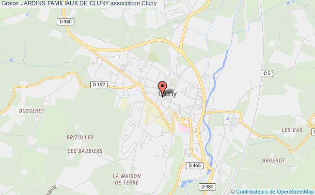 plan association Jardins Familiaux De Cluny Cluny