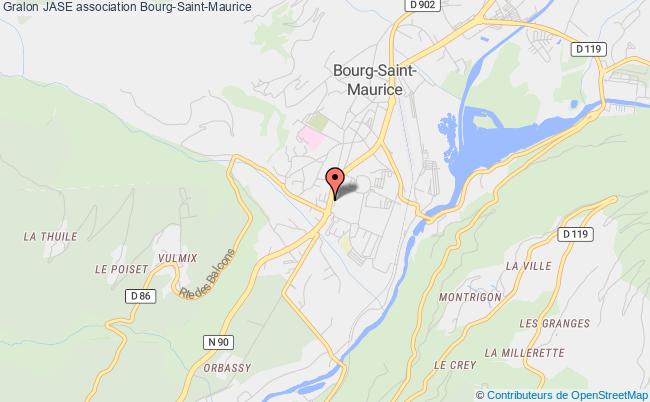 plan association Jase Bourg-Saint-Maurice