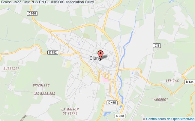 plan association Jazz Campus En Clunisois Cluny