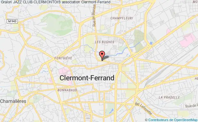 plan association Jazz Club Clermontois Clermont-Ferrand