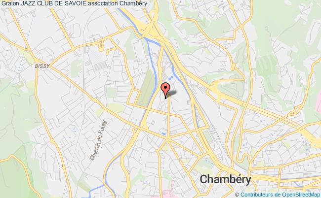 plan association Jazz Club De Savoie Chambéry