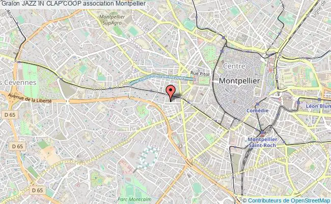 plan association Jazz In Clap'coop Montpellier