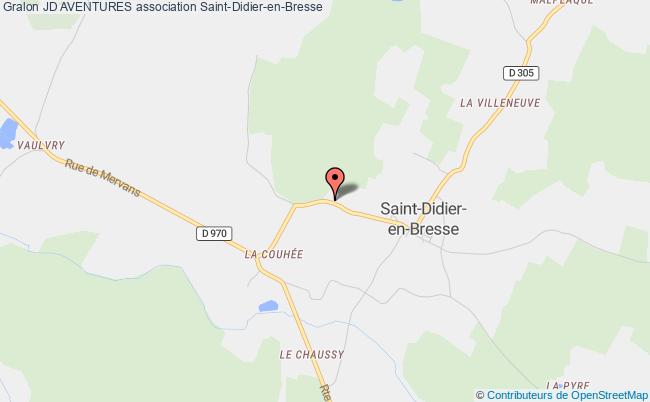 plan association Jd Aventures Saint-Didier-en-Bresse