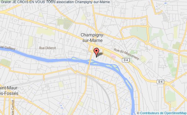 plan association Je Crois En Vous Tous Champigny-sur-Marne
