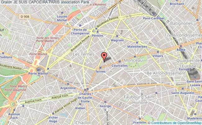 plan association Je Suis Capoeira Paris Paris 17e