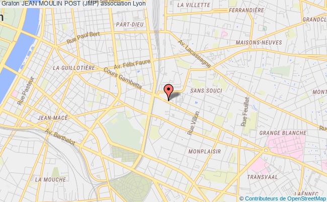 plan association Jean Moulin Post (jmp) Lyon