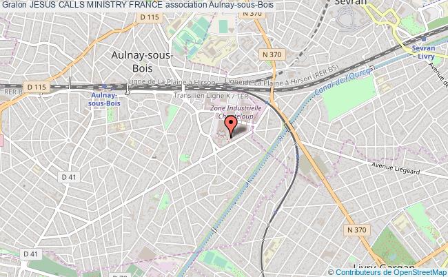 plan association Jesus Calls Ministry France Aulnay-sous-Bois