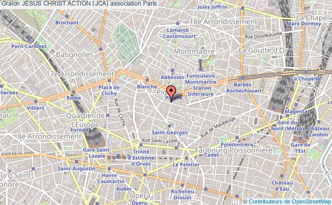 plan association Jesus Christ Action (jca) Paris