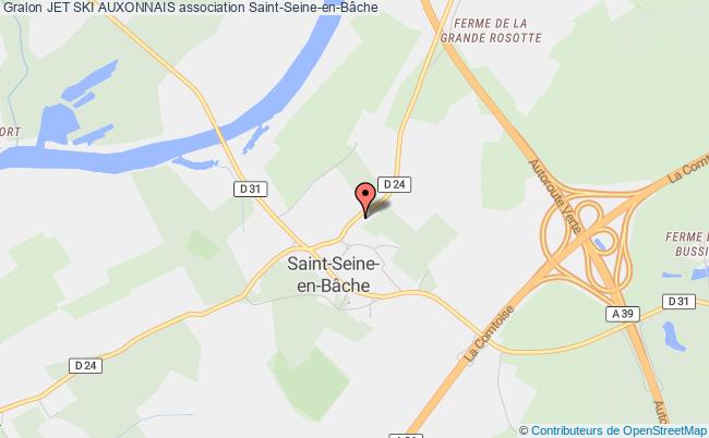 plan association Jet Ski Auxonnais Saint-Seine-en-Bâche