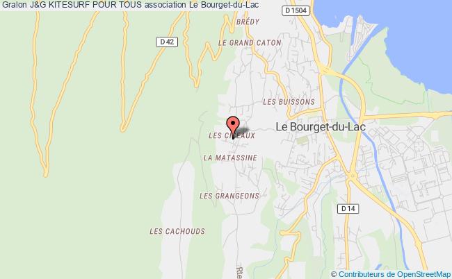 plan association J&g Kitesurf Pour Tous Bourget-du-Lac