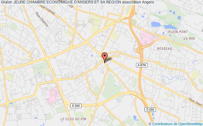 plan association Jeune Chambre Economique D'angers Et Sa Region Angers CEDEX 02