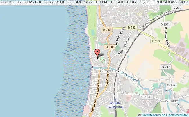 plan association Jeune Chambre Economique De Boulogne Sur Mer -  Cote D'opale (j.c.e. -bouco) Wimereux