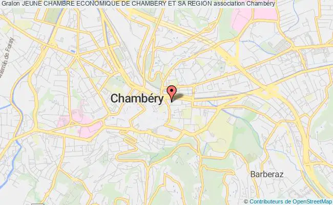 plan association Jeune Chambre Economique De Chambery Et Sa Region Chambéry