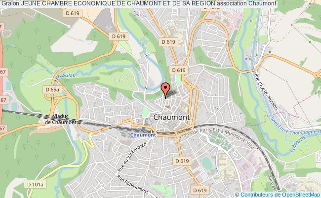 plan association Jeune Chambre Economique De Chaumont Et De Sa Region Chaumont