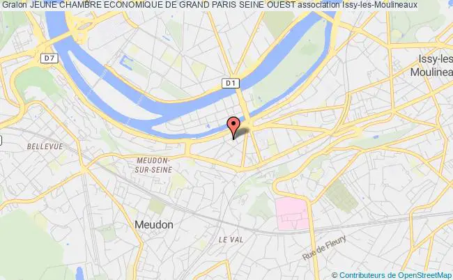plan association Jeune Chambre Economique De Grand Paris Seine Ouest Issy-les-Moulineaux