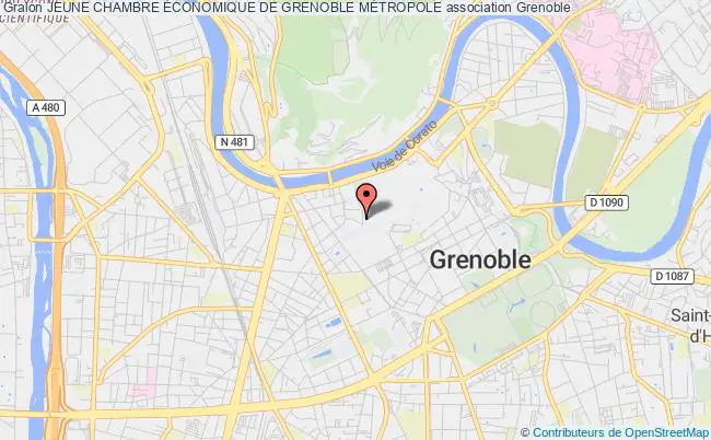 plan association Jeune Chambre Économique De Grenoble MÉtropole Grenoble
