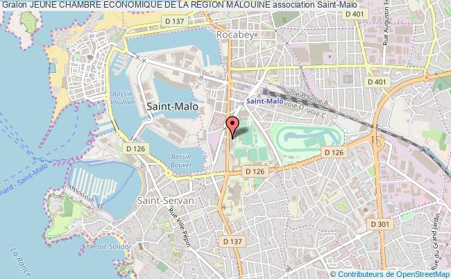 plan association Jeune Chambre Economique De La Region Malouine Saint-Malo