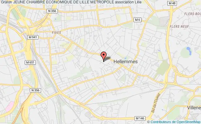plan association Jeune Chambre Economique De Lille Metropole Lille