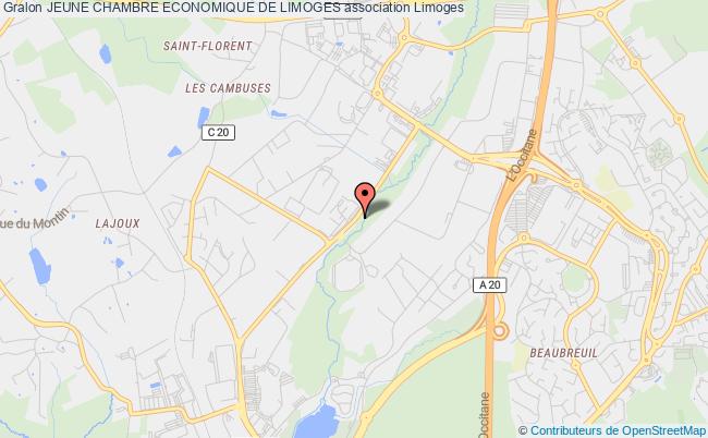 plan association Jeune Chambre Economique De Limoges Limoges
