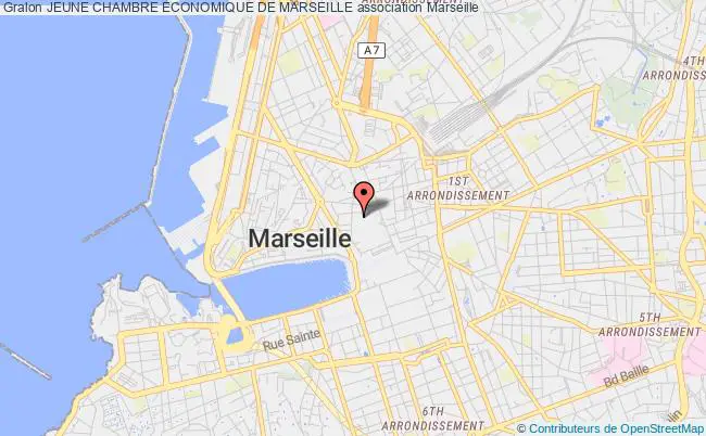 plan association Jeune Chambre Economique De Marseille Marseille cedex 01