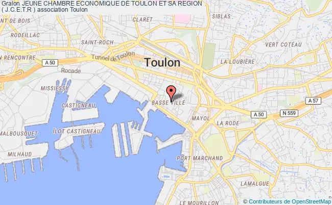 plan association Jeune Chambre Economique De Toulon Et Sa Region 
( J.c.e.t.r ) Toulon