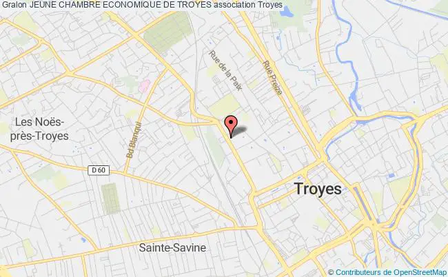 plan association Jeune Chambre Economique De Troyes Troyes