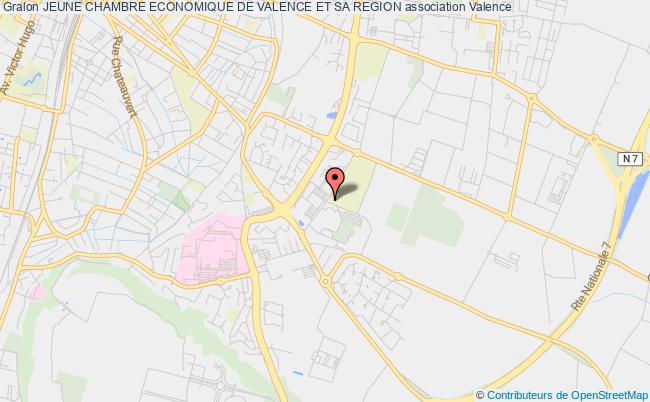 plan association Jeune Chambre Economique De Valence Et Sa Region VALENCE