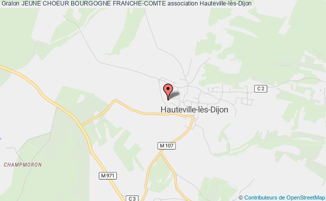 plan association Jeune Choeur Bourgogne Franche-comte Hauteville-lès-Dijon